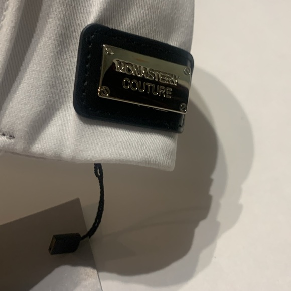 White Monastery Couture Designer Hat - Picture 3 of 10